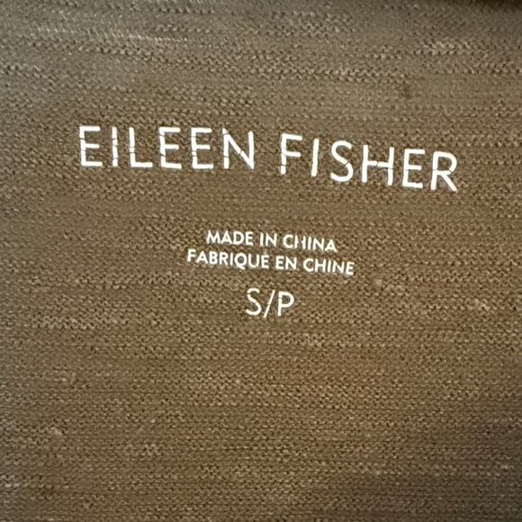 Eileen Fisher Olive Midi tunic dress coverup - Picture 2 of 4